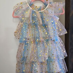 Lola And The Boys Pastel Stars Dress